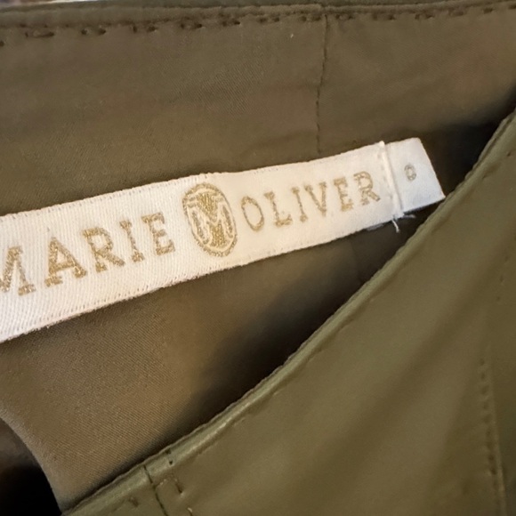 Marie Oliver Olive Green Mini Skirt - Picture 4 of 6